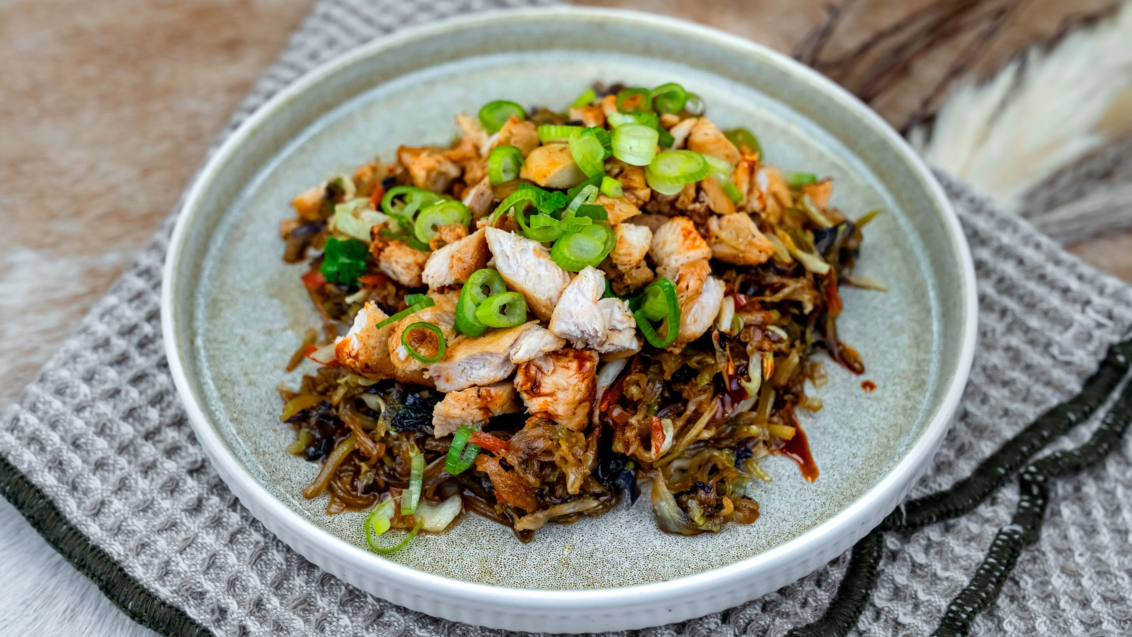 Chicken Egg Roll Bowl