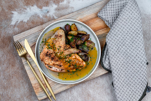 Free-Range Airline Chicken & Organic Roots