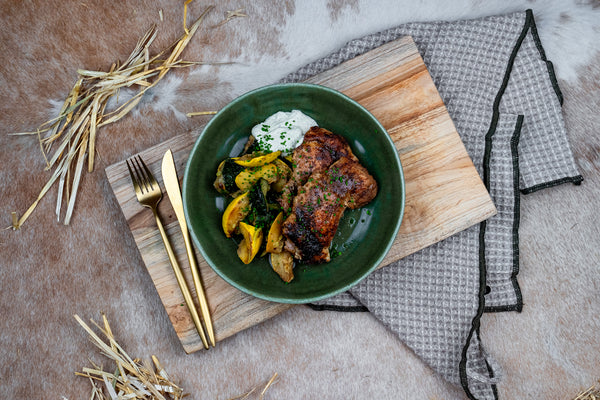 Free-Range Blackened Chicken & Organic Squash