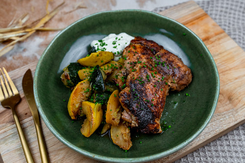 Blackened Chicken & Organic Squash