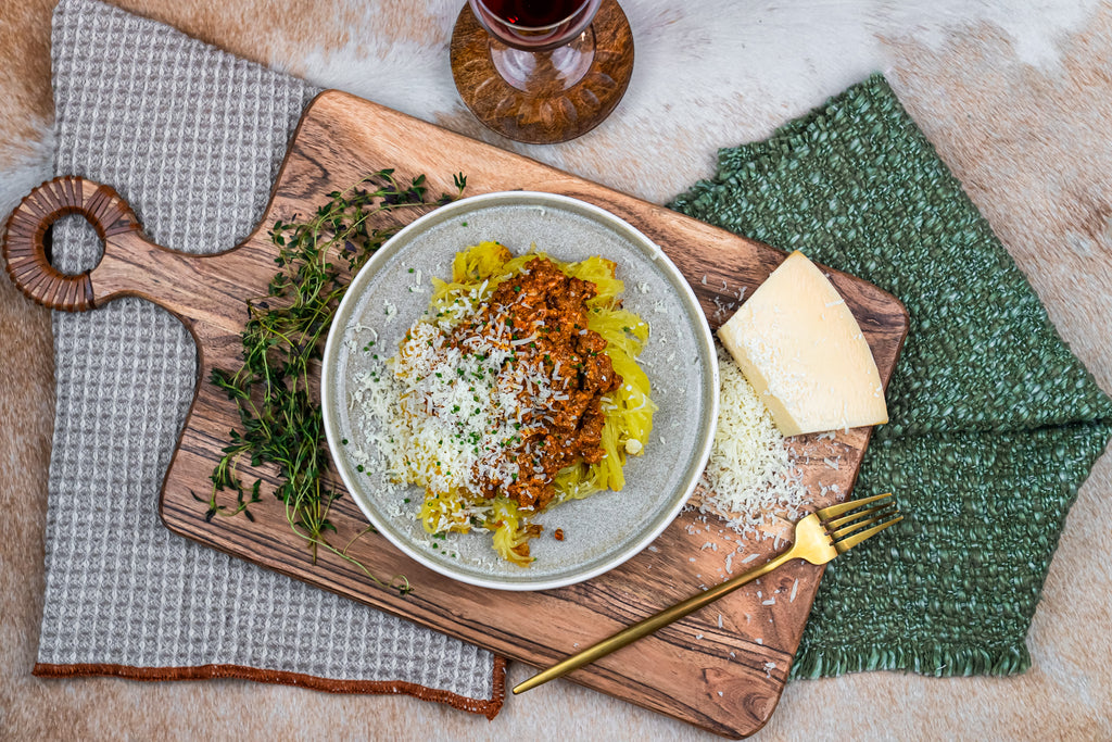 Bolognese with Organic Spaghetti Squash