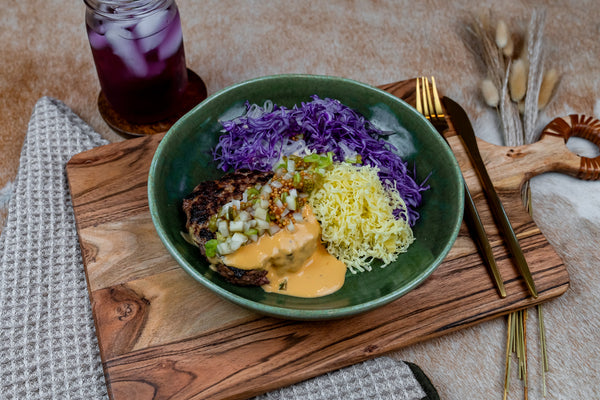 Grass-Fed Burger Bowl