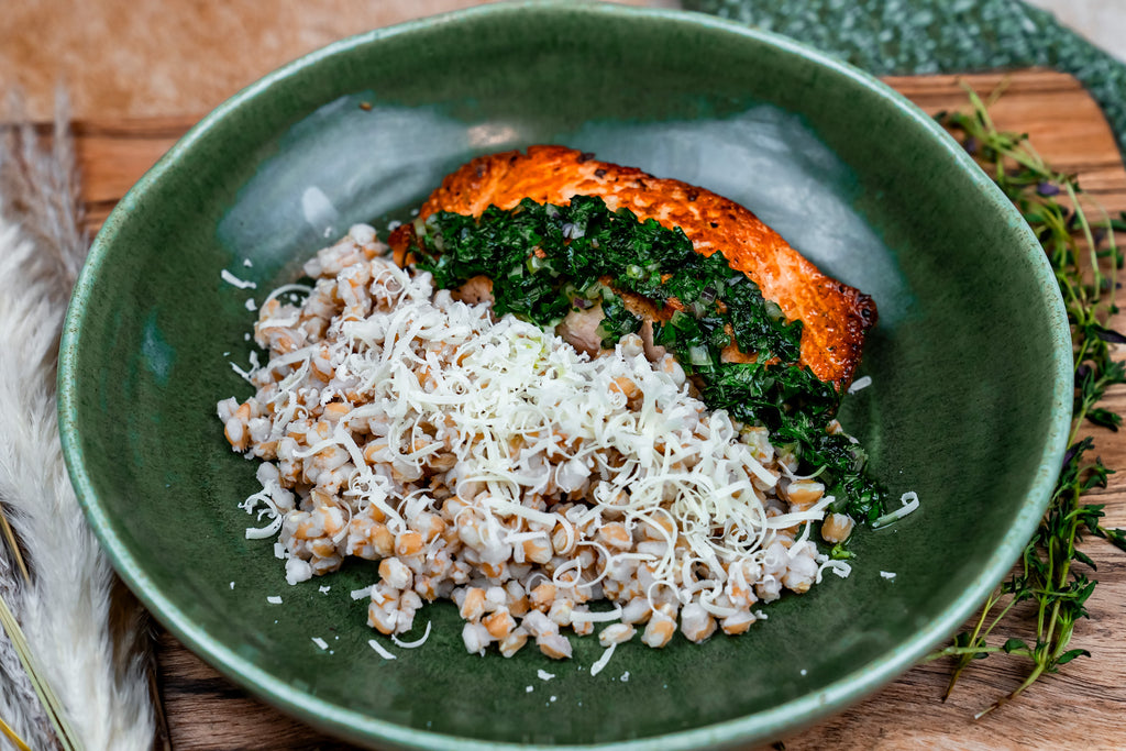 Wild Salmon & Farro Risotto